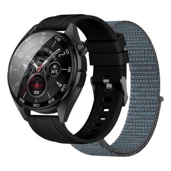 Nilox Trailpro Smartwatch με Παλμογράφο (Μαύρο)