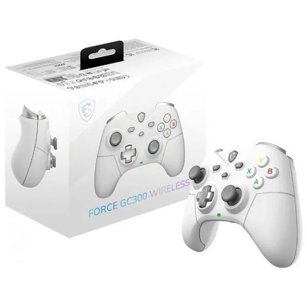 MSI Force GC300 Ασύρματο Gamepad για PC Λευκό