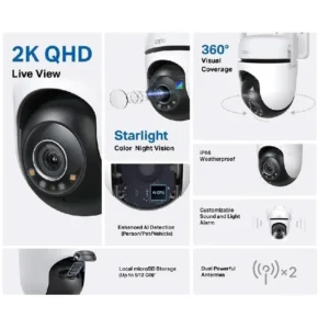 TP-Link Tapo C520WS Κάμερα ασφαλείας IP Indoor & outdoor 2560x1440