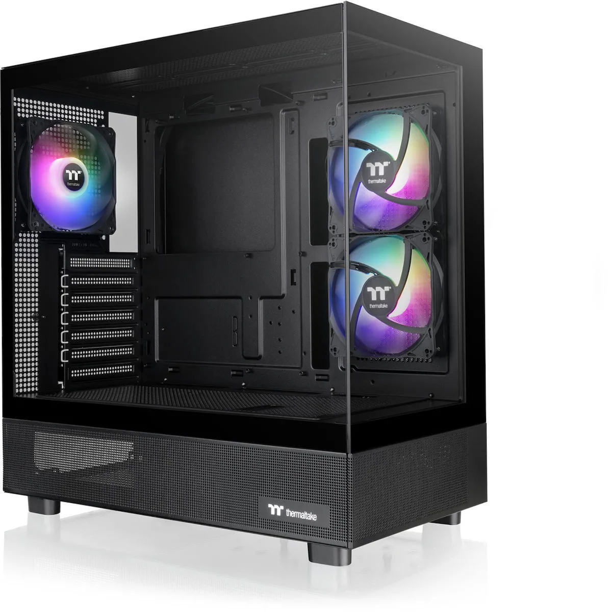 Thermaltake View 270 Plus TG ARGB Midi Tower Κουτί Υπολογιστή με Πλαϊνό Παράθυρο Black CA-1Y7-00M1WN-01