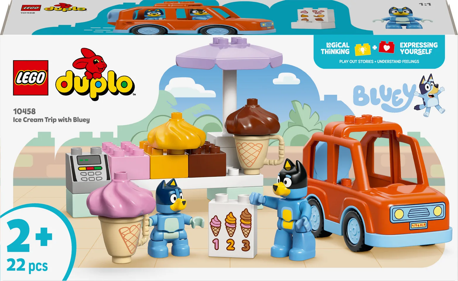 Lego Duplo Bluey Ice Cream Trip with Bluey (10458)
