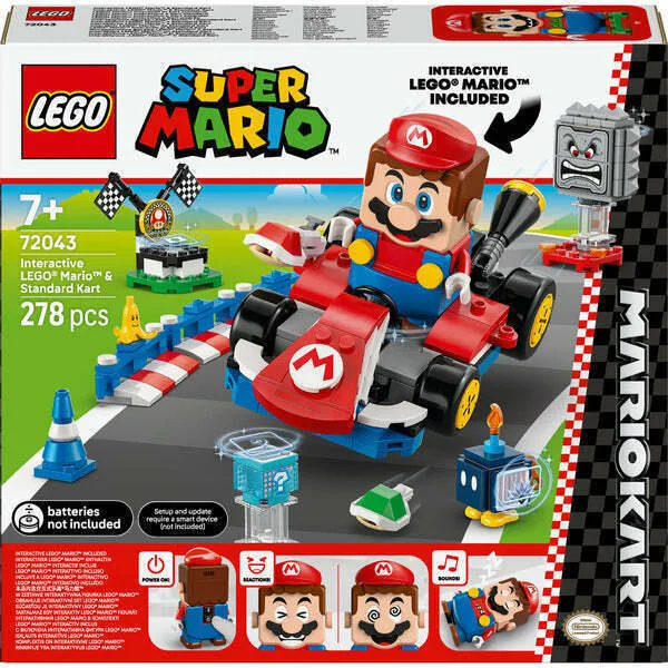 LEGO Super Mario - Mario Kart: Mario & Standard-Kart 72043