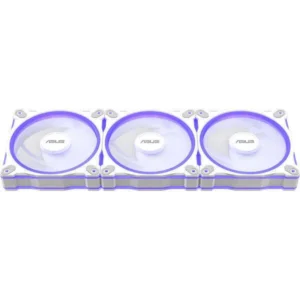 Asus Prime MR120 Reverse Case Fan με ARGB Φωτισμό και Σύνδεση 4-Pin PWM 3τμχ Λευκό