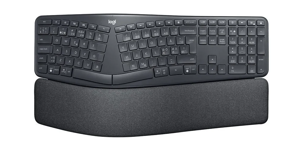 Logitech ERGO K860 Ασύρματο Πληκτρολόγιο Αγγλικό US
