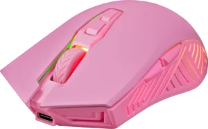 Defender Pandora GM-502 Ασύρματο Ποντίκι RGB 3200 DPI Pink