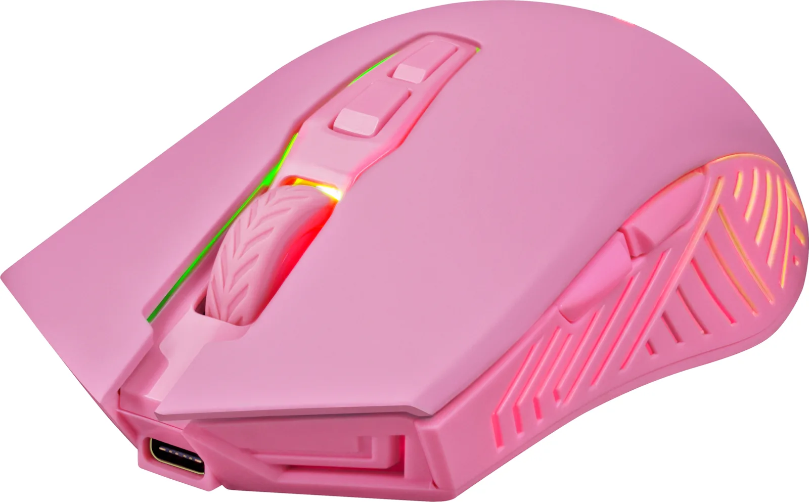 Defender Pandora GM-502 Ασύρματο Ποντίκι RGB 3200 DPI Pink