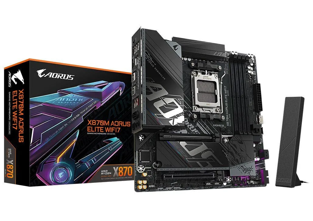 Gigabyte X870M AORUS ELITE WIFI7 Motherboard Micro ATX με AMD AM5