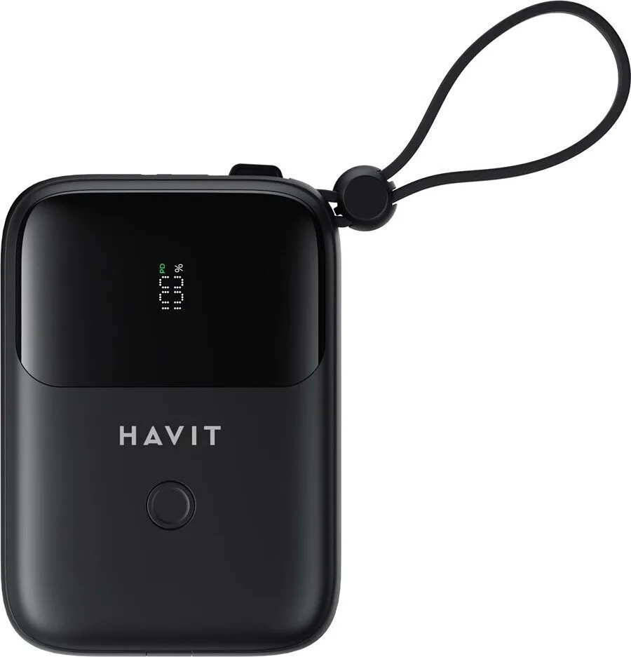 Havit PB5215 Power Bank 10000mAh 20W με Θύρα USB-C Μαύρο