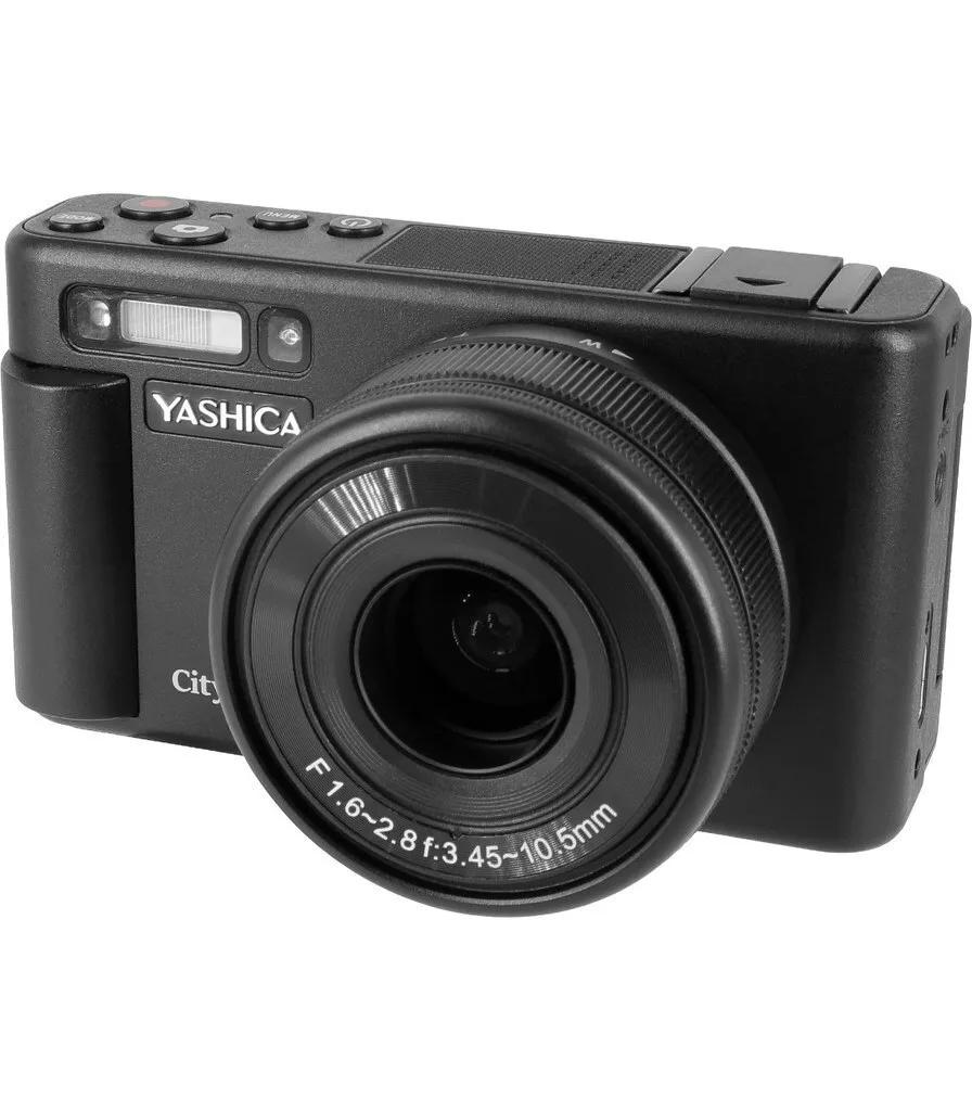 Yashica City 100 Compact Φωτογραφική Μηχανή 64MP Ζουμ 3x Μαύρη
