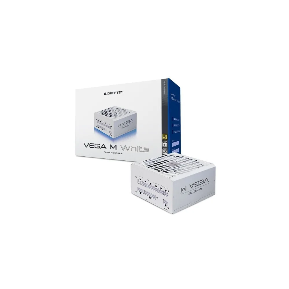Chieftec Vega PPG-1000-CW PSU 1000W ATX Λευκό 80 PLUS Gold