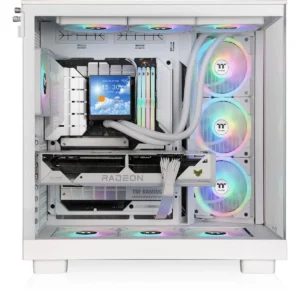 Thermaltake View 380 XL WS ARGB, Midi-Tower Case White/Wood