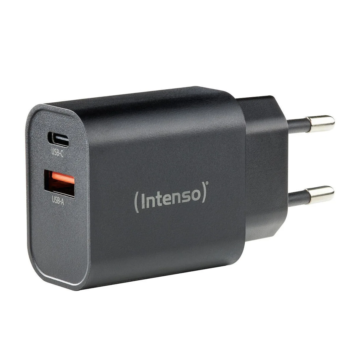 Intenso Φορτιστής Χωρίς Καλώδιο USB-A και USB-C 30W Μαύρος (W30AC)