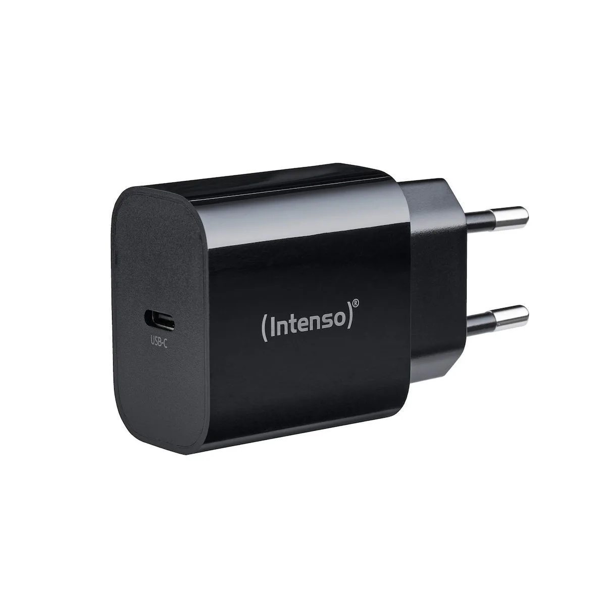 Intenso Φορτιστής Χωρίς Καλώδιο με Θύρα USB-C 20W Μαύρος (W20C)