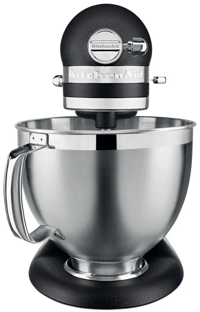 Kitchenaid 5KSM185PSEBK Κουζινομηχανή 300W με Ανοξείδωτο Κάδο 4.8lt BLACK
