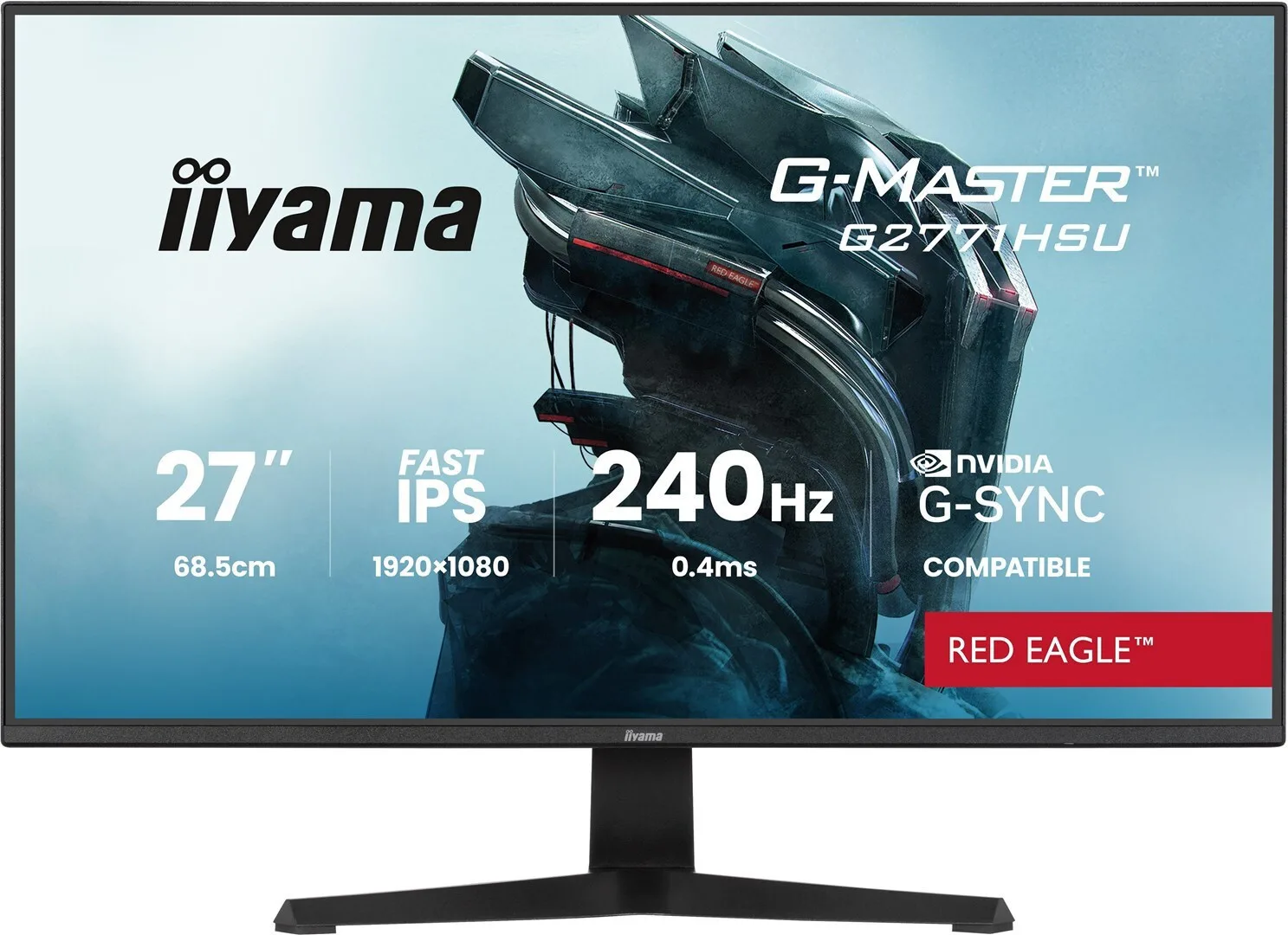 Iiyama G-Master Red Eagle G2771HSU-B1 IPS HDR Monitor 27" FHD 1920x1080 240Hz