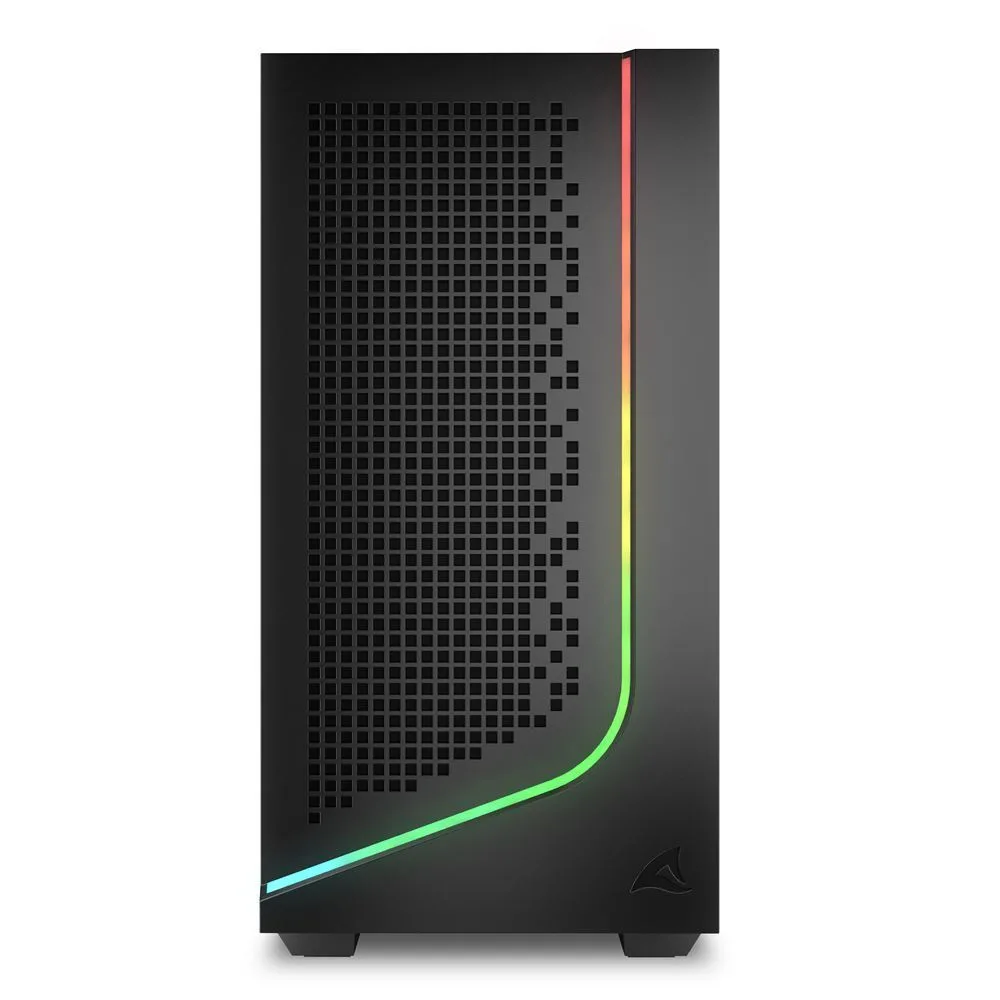 Sharkoon J1000 ARGB micro-ATX, Κουτί Υπολογιστή, Tempered Glass, Black