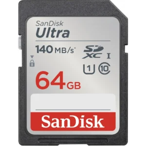 Sandisk Ultra SDXC 64GB Class 10 U1 UHS-I 140MB/s