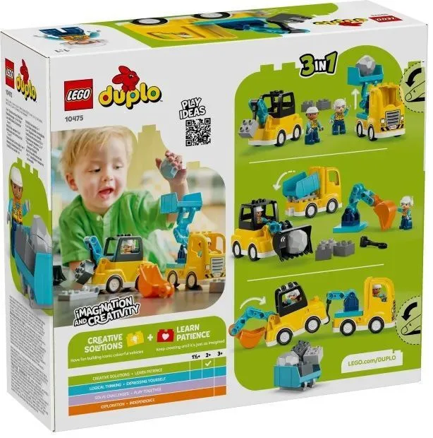 LEGO Duplo 3 in 1 Construction Vehicles 10475