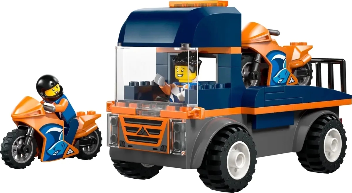 LEGO CITY 60491 Motorcycle Transporter
