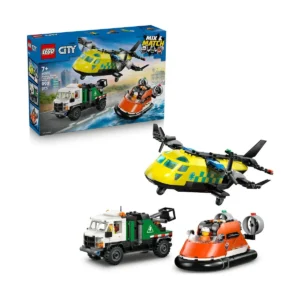 LEGO CITY 60505 Airplane  Service Truck and Hovercraft Rem