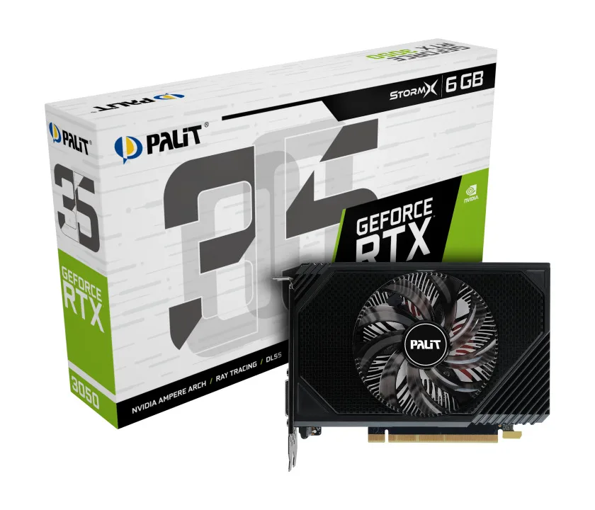 Palit GeForce RTX 3050 StormX 6GB NVIDIA GDDR6