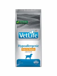 Farmina Vet Life Hypoallergenic 12kg Ξηρά Τροφή για Ενήλικους Σκύλους με Ψάρια και Πατάτες