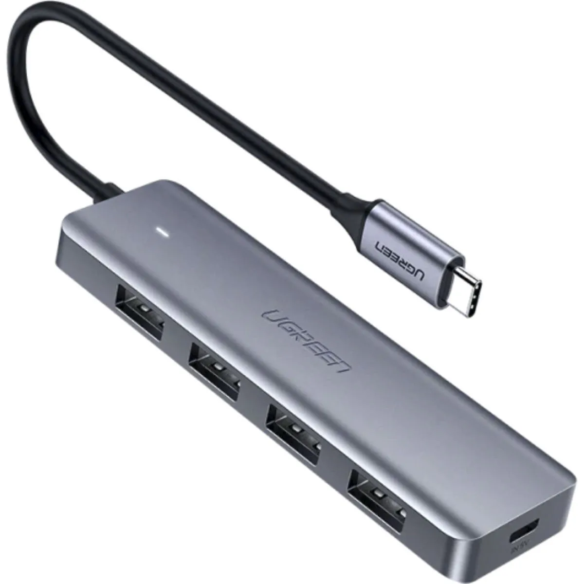 Ugreen Hub 4-in-1 USB-C Adapter to 4x USB 3.0 + USB-C Grey