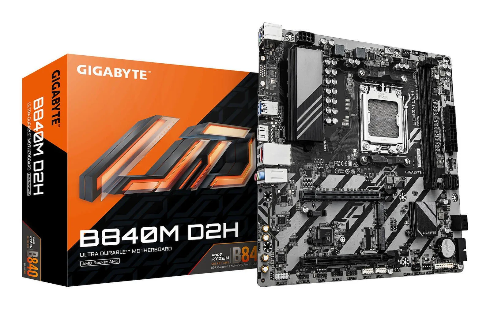 Μητρική GIGABYTE B840M D2H AM5 micro ATX