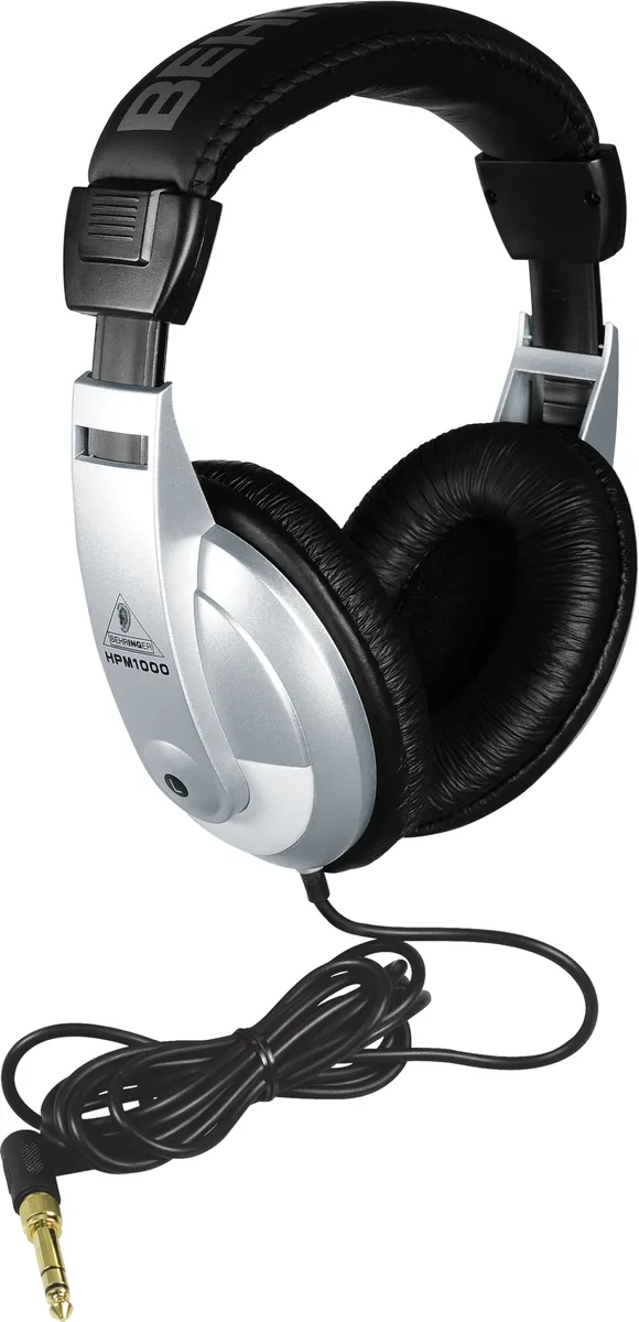 Behringer HPM1000 Ενσύρματα Over Ear Ακουστικά Ασημί