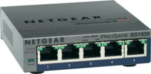 NETGEAR GS105E-200PES μεταγωγέας δικτύου Διαχειρίσιμος L2/L3 Gigabit Ethernet (10/100/1000) Γκρι