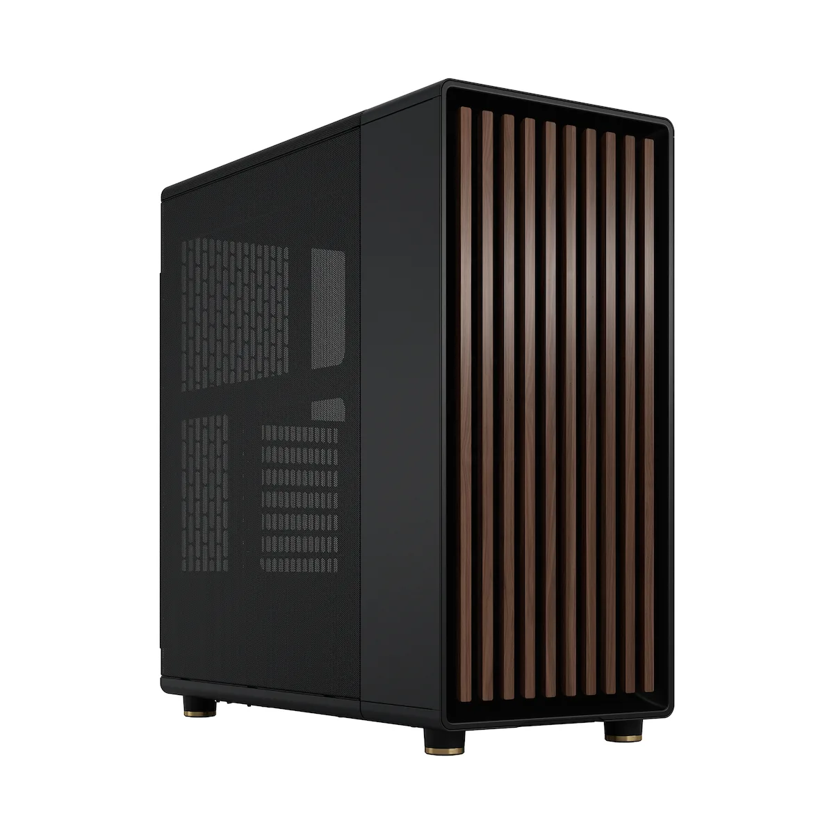 Fractal Design North Gaming Midi Tower Κουτί Υπολογιστή με Πλαϊνό Παράθυρο Charcoal Black FD-C-NOR1C-01